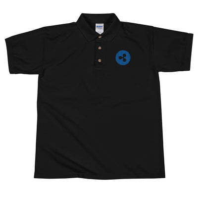 Ripple Embroidered Cryptocurrencies Polo Shirt