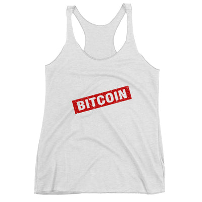 Bitcoin Stamp Women's Racerback Tank
