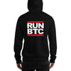 RUN BTC white Hooded Sweatshirt