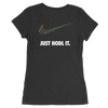 Just Hold It - Ladies' Short Sleeve T-Shirt Triblend