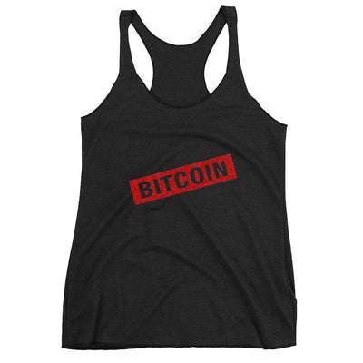 Bitcoin Stamp Women's Racerback Tank