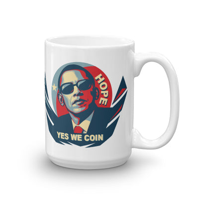 "Yes We Coin" Coffee Mug