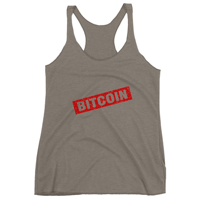 Bitcoin Stamp Women's Racerback Tank
