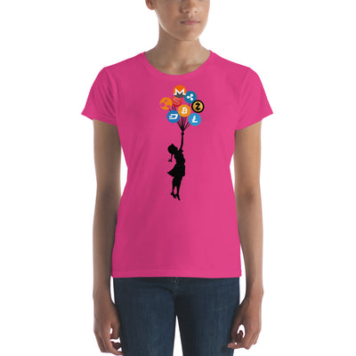 Cryptocurrencies Ballon's Women's short sleeve t-shirt