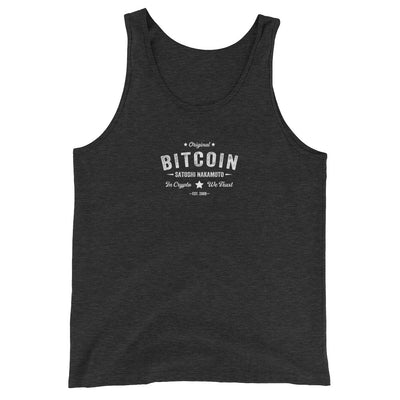 Bitcoin Satoshi Nakamoto Unisex  Tank Top