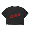 Bitcoin Red Women's Crop Top