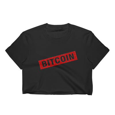 Bitcoin Red Women's Crop Top