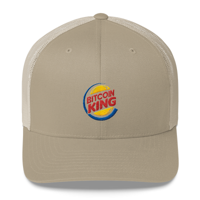 Bitcoin King - Eat More Bitcoin - Trucker Cap